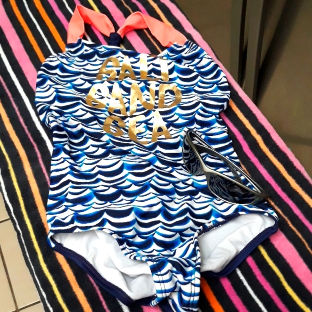 Salt, Sand, Sea Girls Beach Day Swimwear